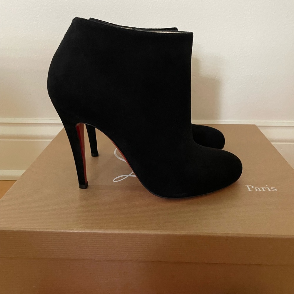 Christian Louboutin Black Ankle Boots
